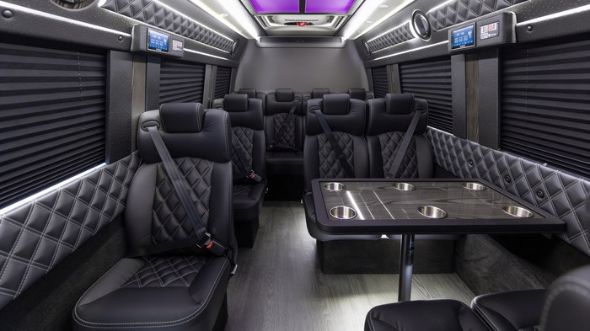 knoxville 15 passenger sprinter van interior