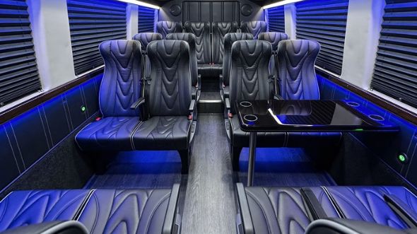 knoxville 20 passenger sprinter van interior