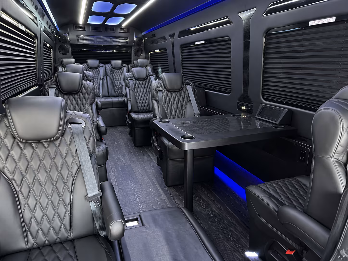 knoxville 18 passenger sprinter van inside
