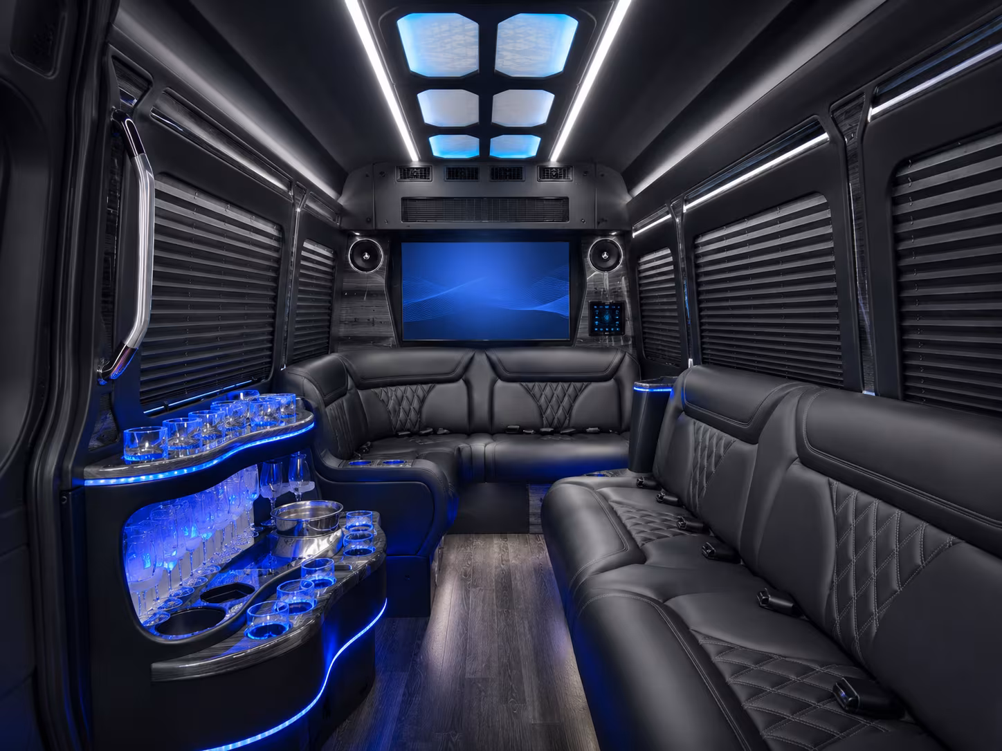 knoxville sprinter limousine interior